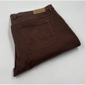 Mott & Bow Men's 40x32‎ Straight Brown Chino Denim Pants